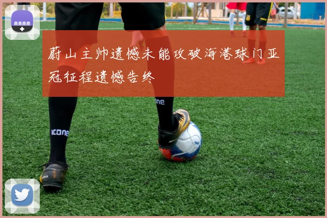蔚山主帅遗憾未能攻破海港球门亚冠征程遗憾告终